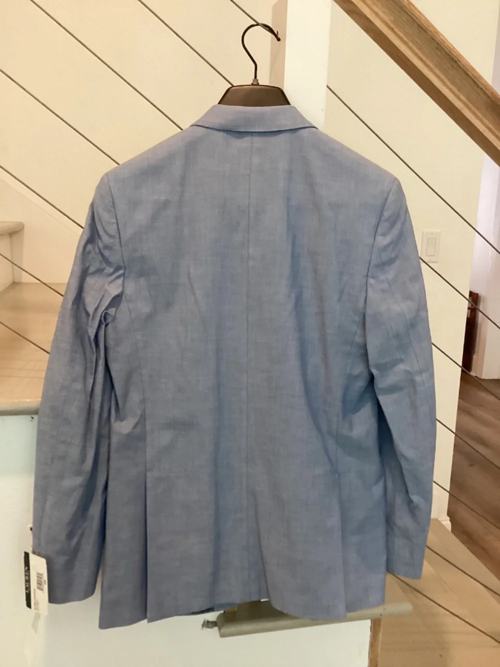 POLO RALPH LAUREN Boys Blazer Light Blue Cotton Single-Breasted NWT